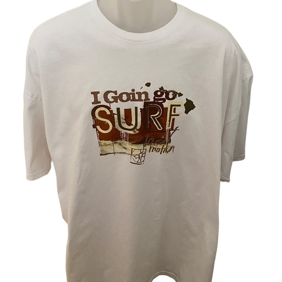 LOCAL MOTION Hawaii “I Goin’ Go Surf” Tee Shirt Men 2XL - Picture 1 of 5